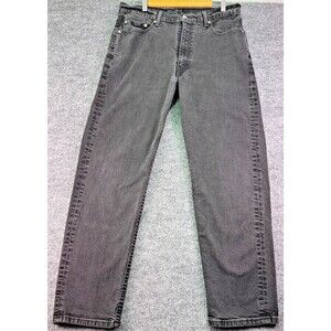 Levi’s 550 Relaxed Fit Jeans Men’s 36x32 Black Denim Straight Leg